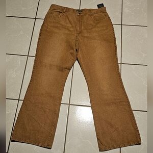 Ralph Lauren Tan Wide Leg Jeans